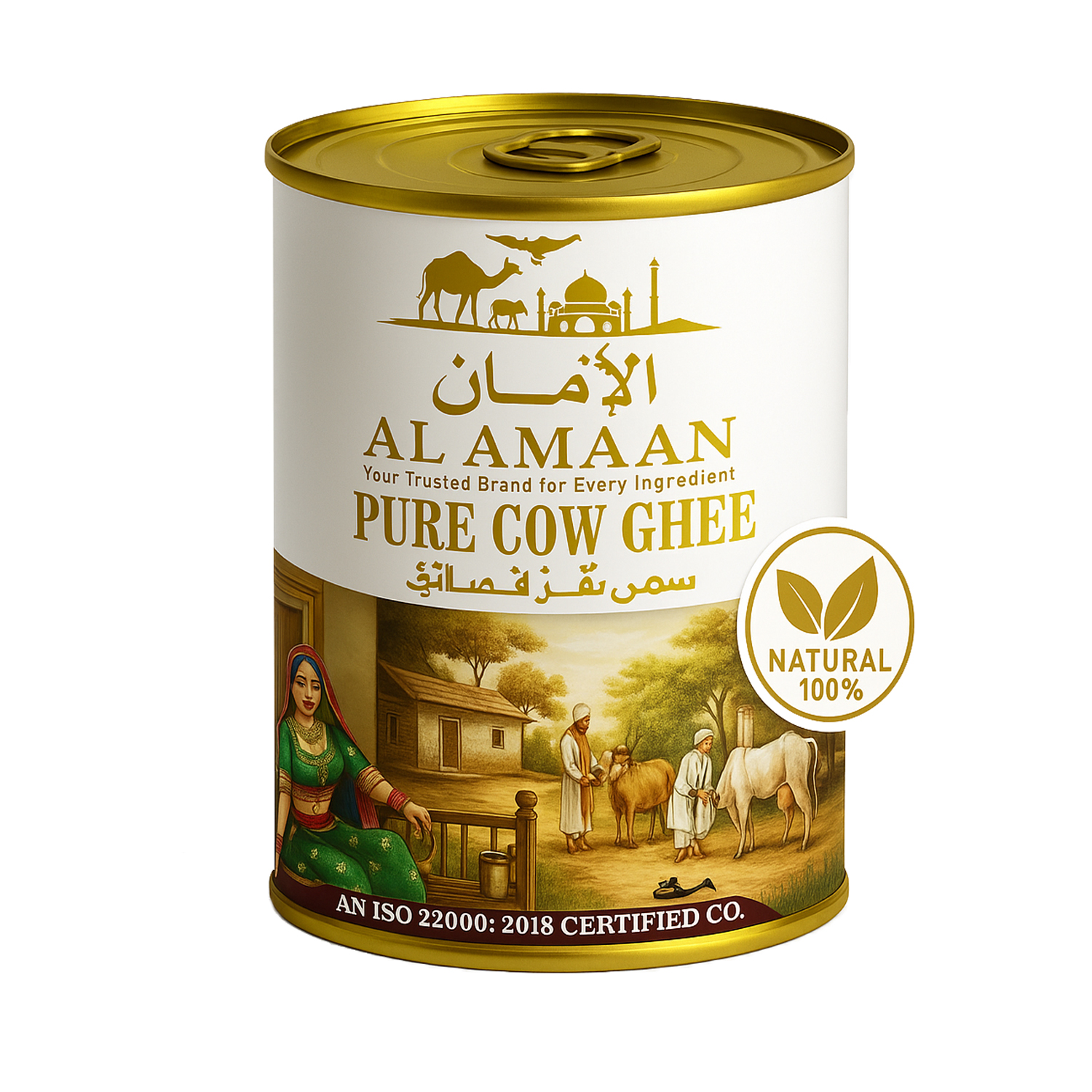 AL AMAAN COW GHEE 1 L x 12 PCS